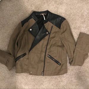 Free People moto jacket